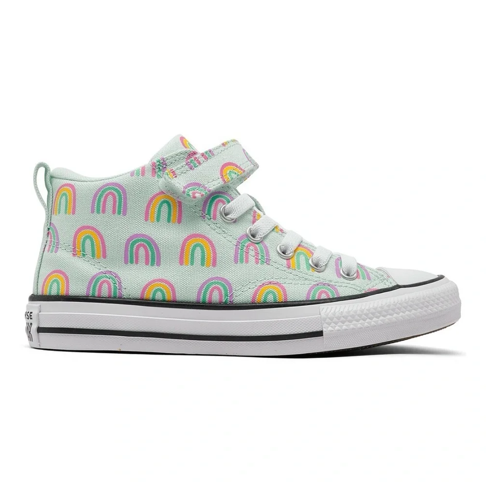 Converse Chuck Taylor All Stars Rainbows Pastel Mid-Top Canvas Sneakers